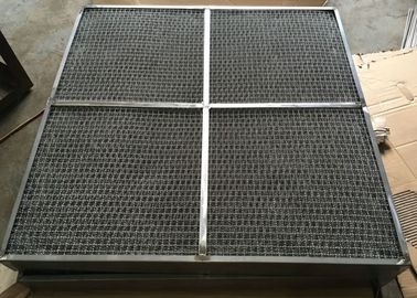 пусковая площадка сетки фильтра воздуховода 1000mm * 1000mm с экранирующими сетками и краем плиты