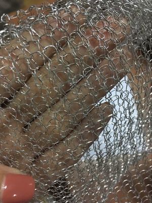 Связанная нержавеющей сталью ячеистая сеть 304 для демистора сетки фильтра газа жидкостного